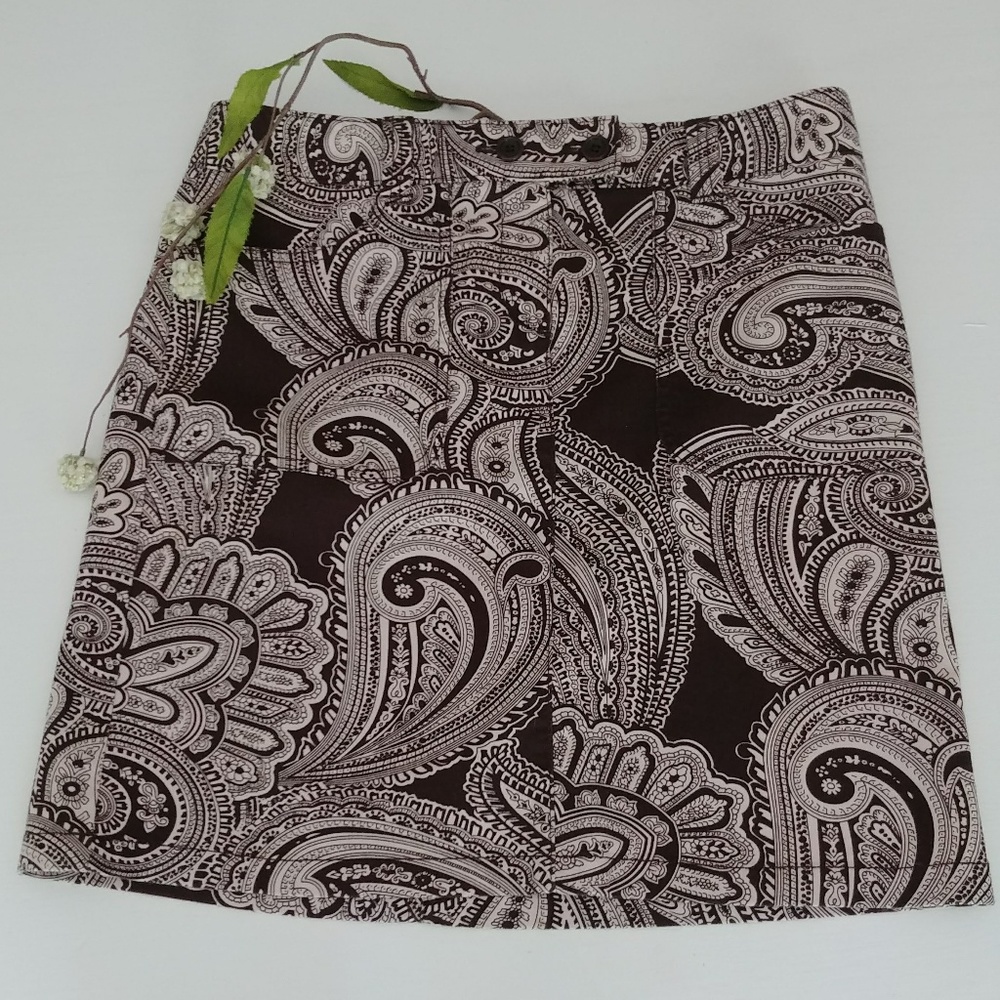 Ann Taylor Paisley Skirt - Picture 3 of 5